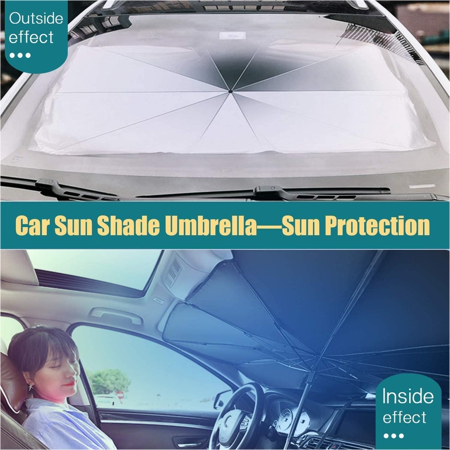 Car Windshield Sun Shade Umbrella� - ALL BRAND SHOP