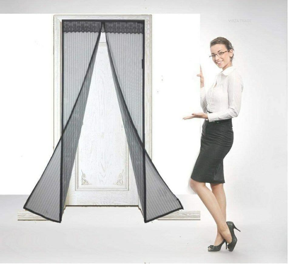Door Curtain-Mesh Screen Net Home Magnetic Foldable Anti Mosquito Door Curtain - ALL BRAND SHOP