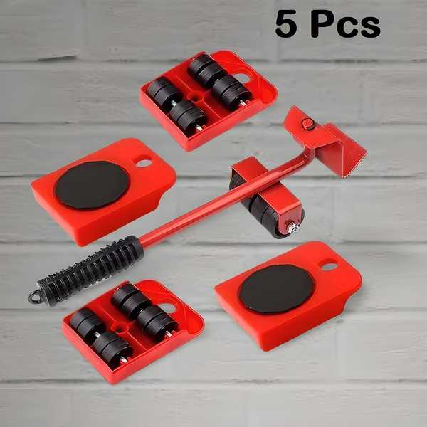 Furniture Lifter -Furniture Lifter Mover Tool Set Heavy Duty Furniture Shifting Lifting Moving Tool with Wheel Pads - ALL BRAND SHOP