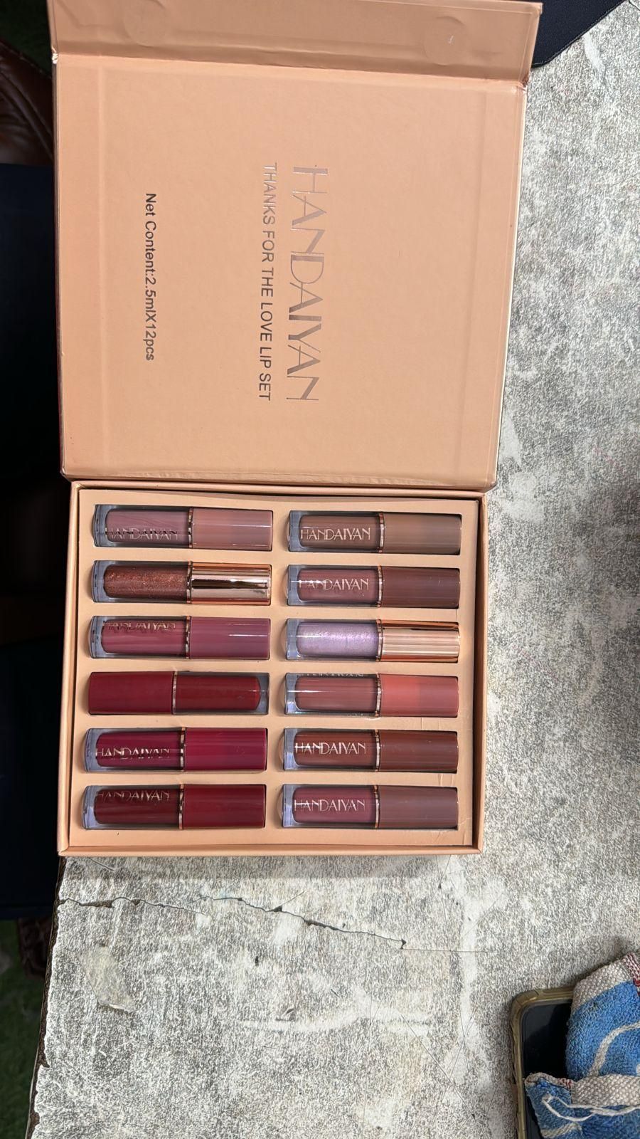Velvet Matte Liquid Lipstick Set 12Pcs - ALL BRAND SHOP