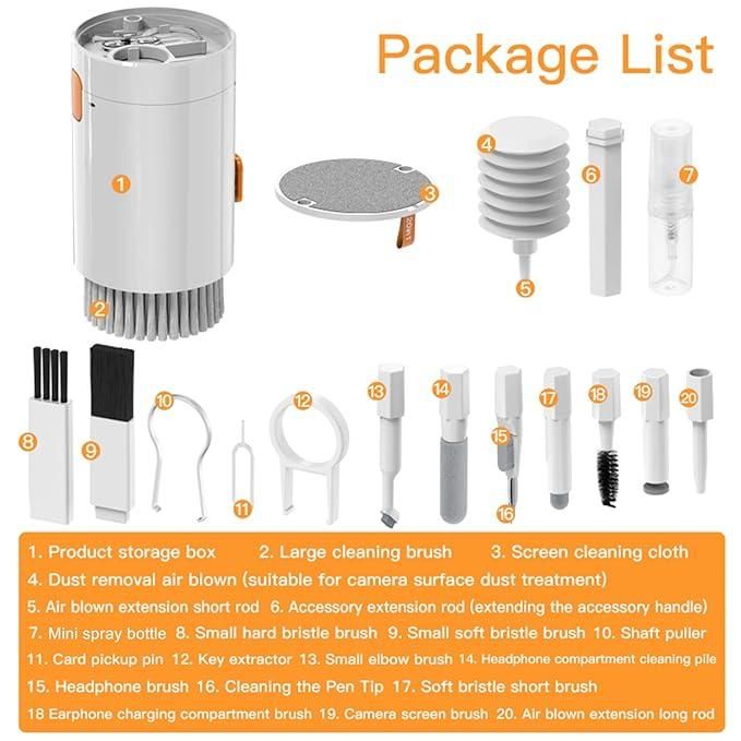 Leairot Cleaning Kit- 20-in-1 Cleaner Kit for Airpods, Camera
