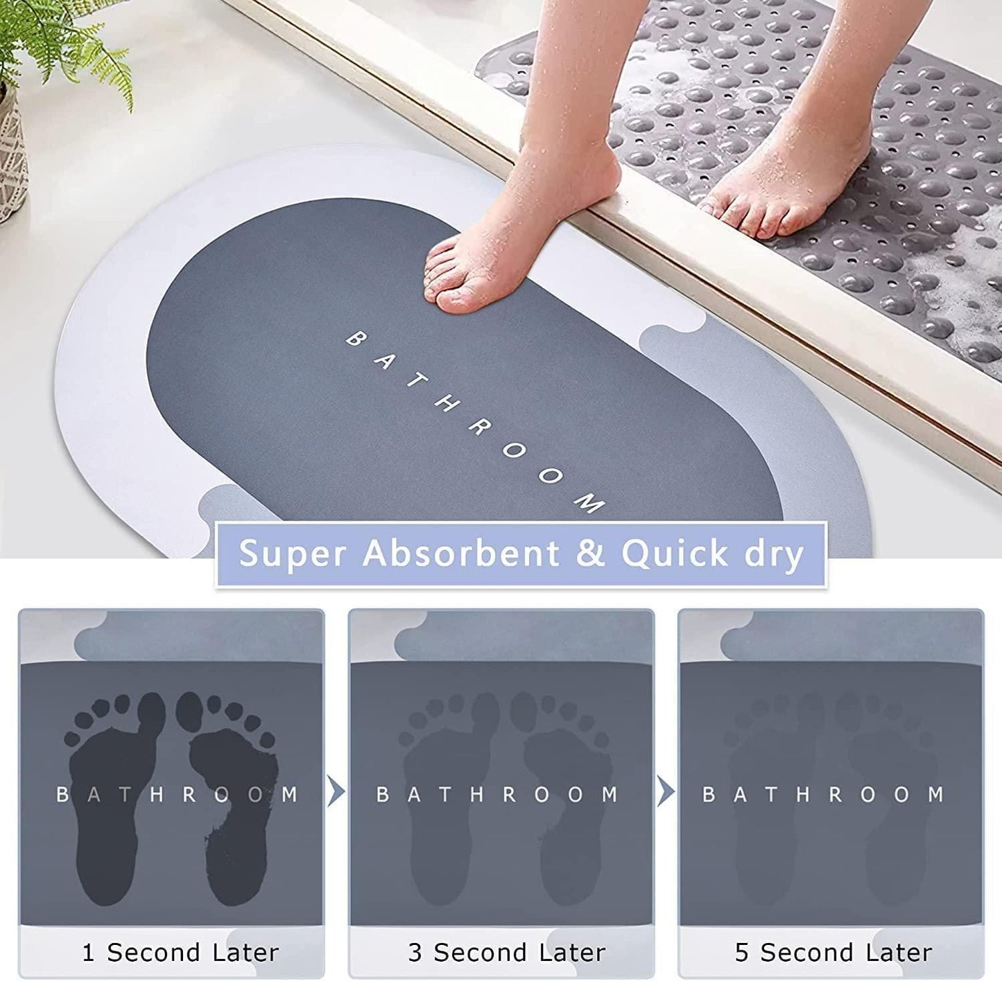 Super Absorbent Bath Floor Mat - ALL BRAND SHOP