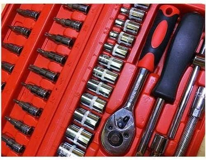 Hardware Tools- 46 in 1 Multi Purpose Combination Socket Tool Kit - ALL BRAND SHOP