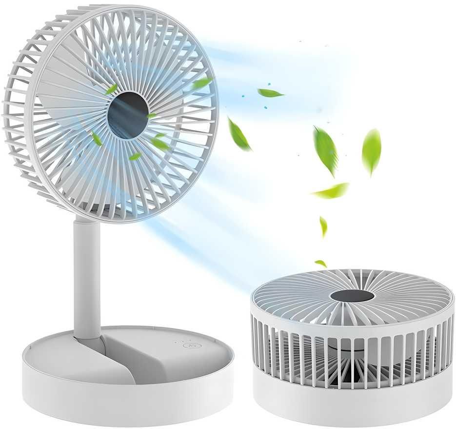 Powerful Rechargeable High Speed Table Desk Fan - ALL BRAND SHOP