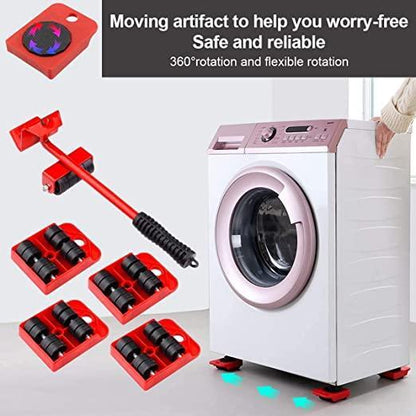Furniture Lifter -Furniture Lifter Mover Tool Set Heavy Duty Furniture Shifting Lifting Moving Tool with Wheel Pads - ALL BRAND SHOP