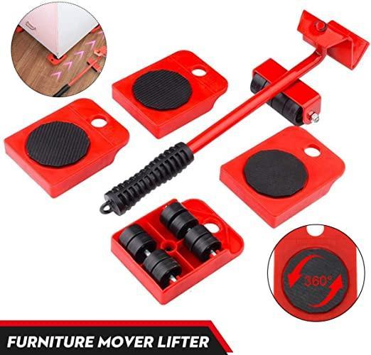 Furniture Lifter -Furniture Lifter Mover Tool Set Heavy Duty Furniture Shifting Lifting Moving Tool with Wheel Pads - ALL BRAND SHOP