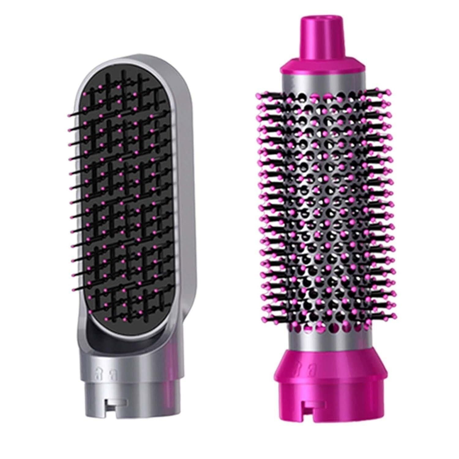 Muti-Functional 5 IN 1 Hair Styling Tool Detachable Hot Air Brush Hair Dryer with Comb - ALL BRAND SHOP