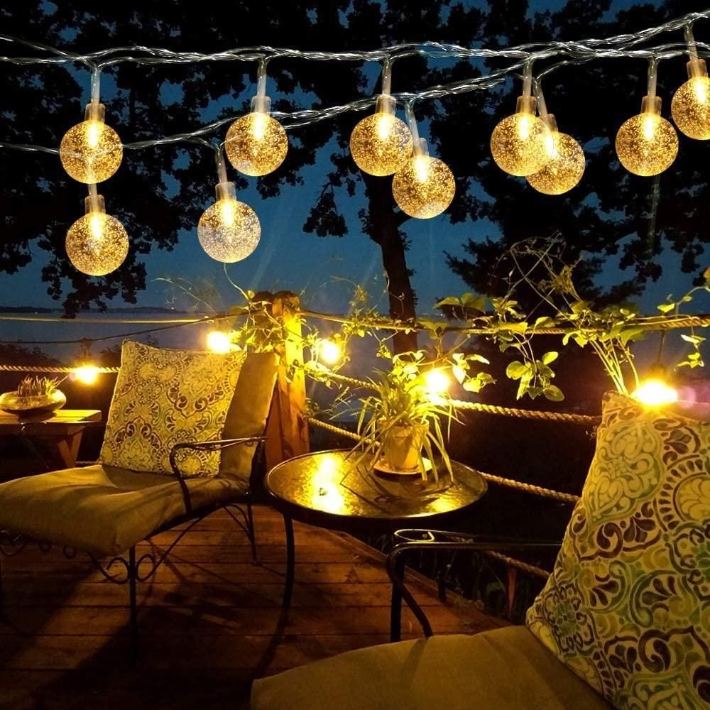 New 16 LED Crystal Balls String Light - ALL BRAND SHOP